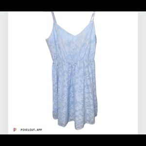 Lulu’s Dress | Lovely Meeting You Floral Jacquard Mini Skater Dress | size small